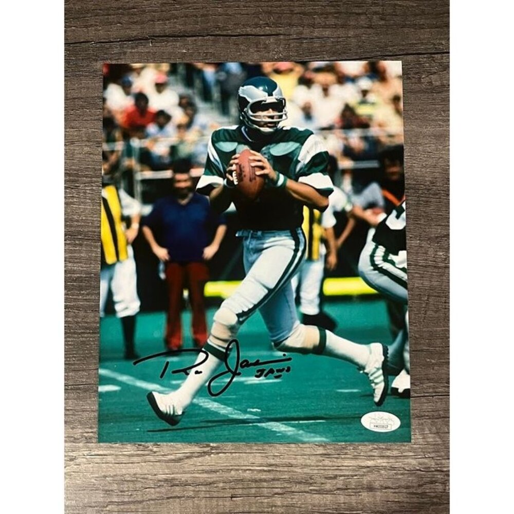 Ron Jaworski signed "JAWS" Autographed Philadelphia Eagles 8x10 Photo JSA